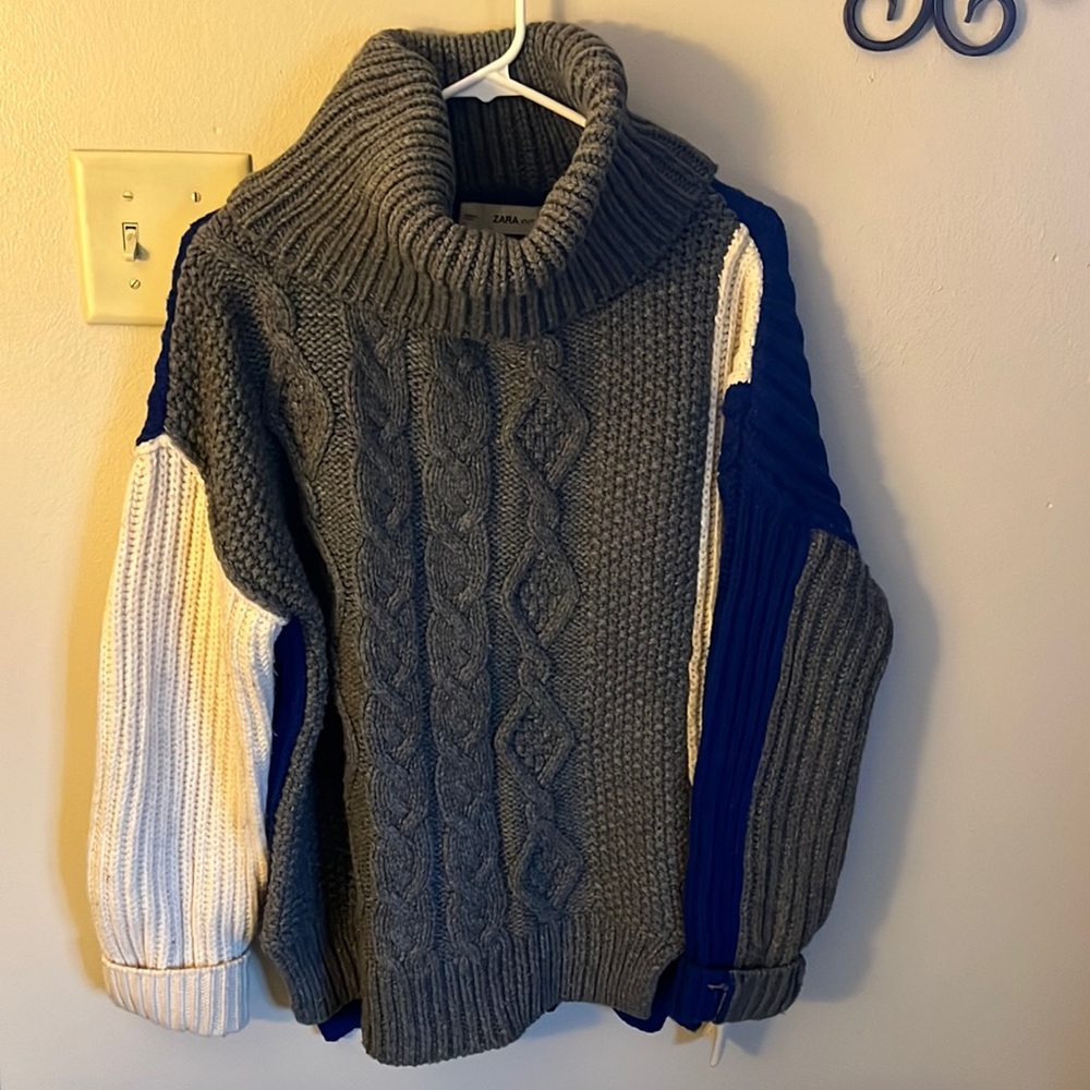 Colorblock Sweater tunic